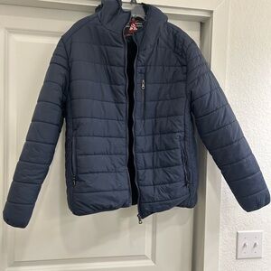 Aspire Navy and Black Fleece Jacket